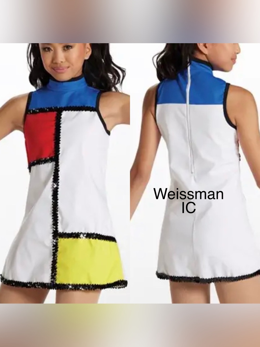 Color block dress costume